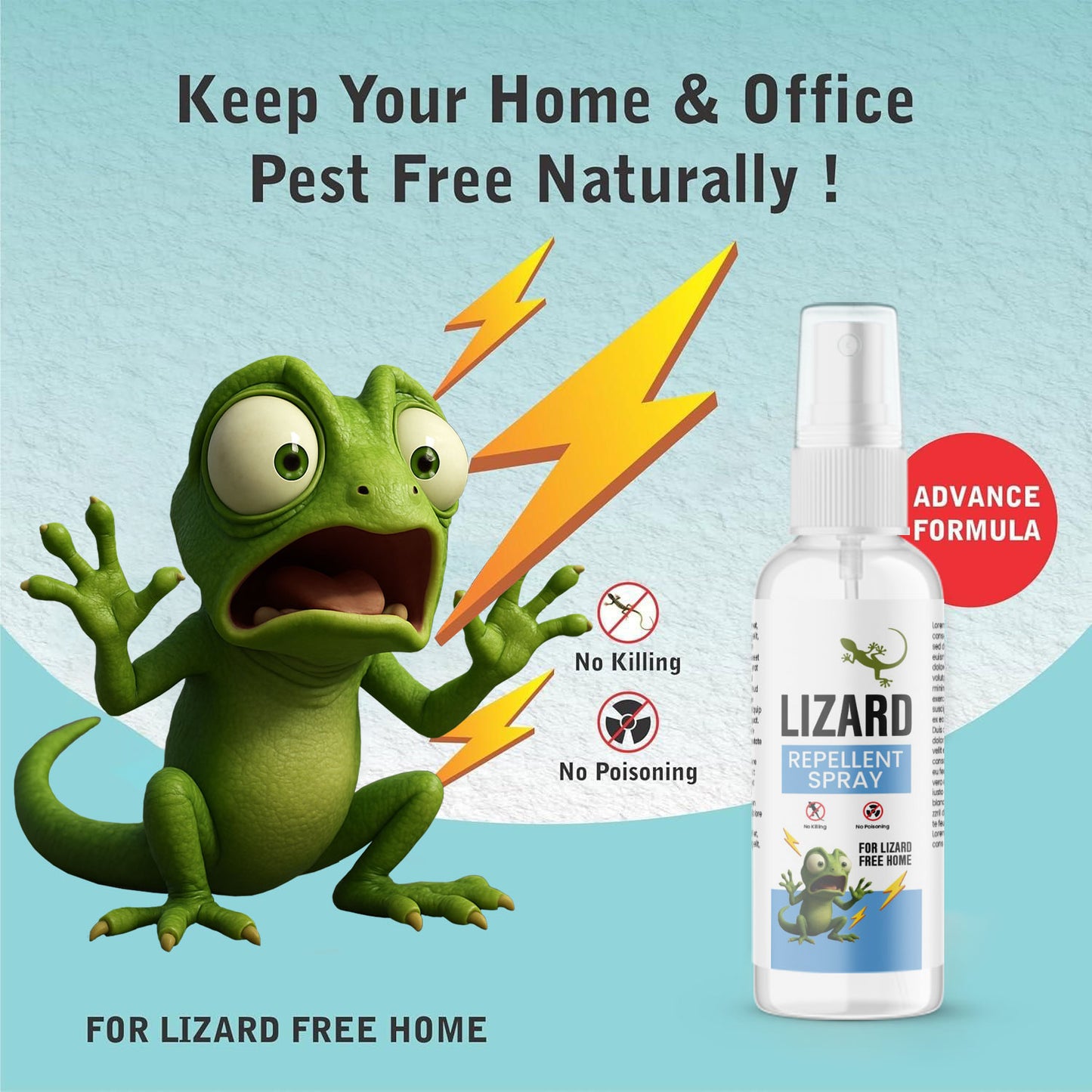 Powerful Lizard Repellent Spray